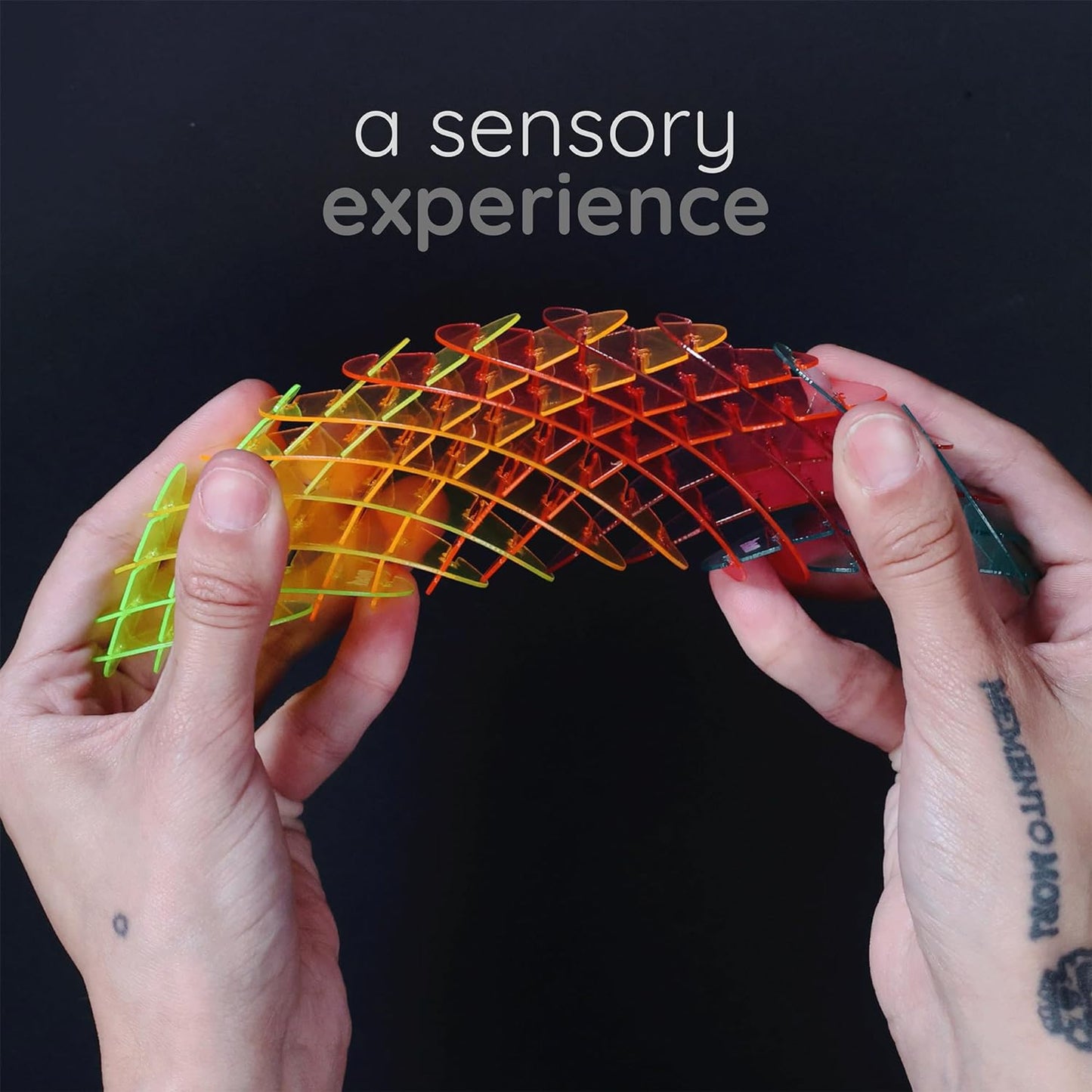 Morf Fidget Worm Toy - Desk Fidgets for Adults - Cool Satisfying Worm Fidget Sensory Toys - Fun and Interactive Morf Fidget Toy for Kids - USA Patent Pending Morf Figgy Toys - Small - 12 x 12