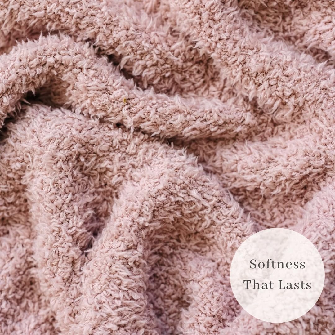 SARANONI Bamboni Luxury Baby Blanket, Breathable & Soft Plush Blanket for Infant Boys & Girls