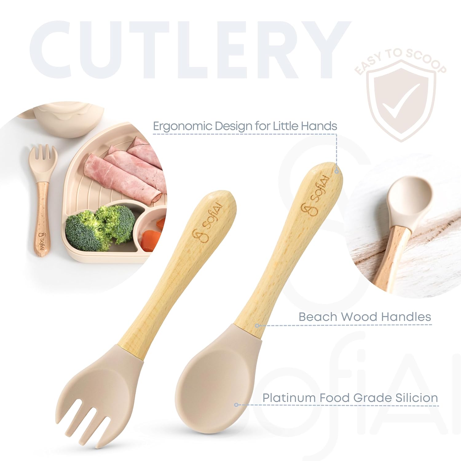 All In One Silicone Feeding Set - Safe for 6-12 Months - Non-Toxic Baby Led Weaning Supplies