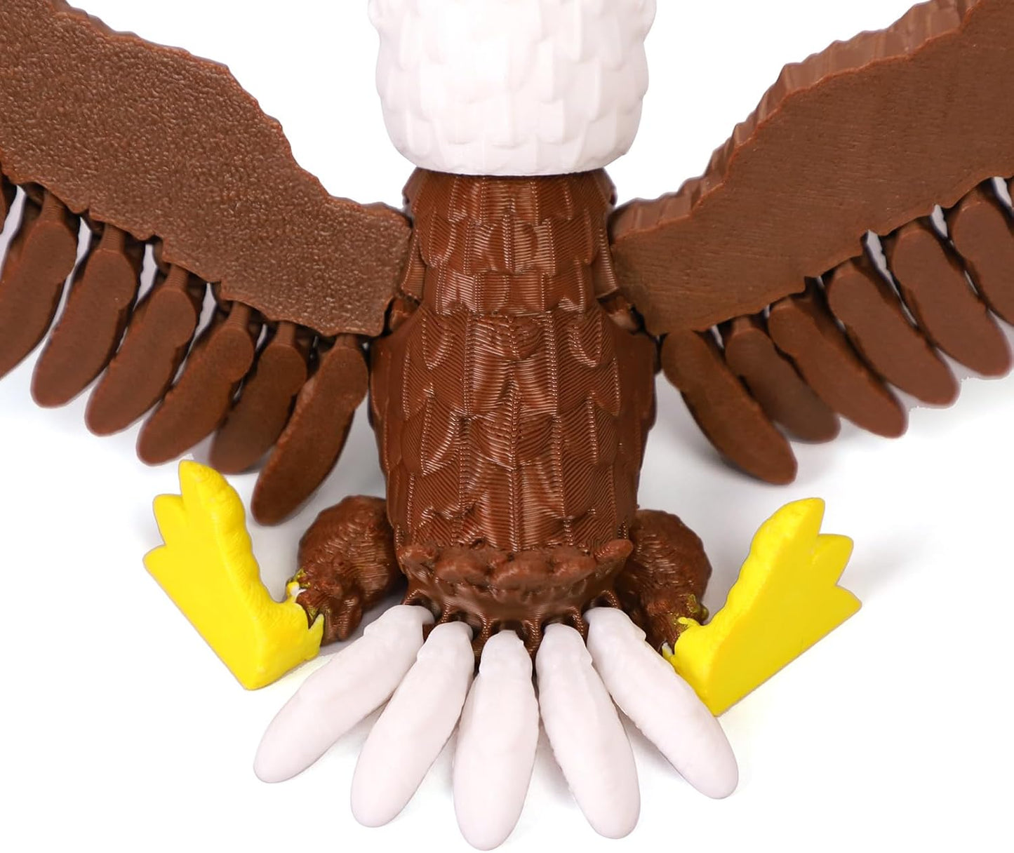 3D Printed Animals Eagle Toy, Eagle Fidget Toy for Autism ADHD 3D Printed Gift DIY Creative Ornament Wings Eagle Toys Home Decor for Christmas Birthday Gifts
