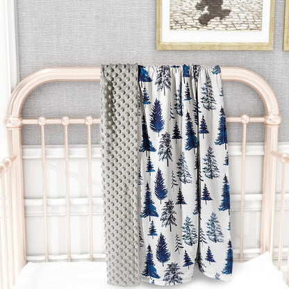4 Pack Soft Woodland Baby Blankets（30“X40 for Unisex Girls or Boys Breathable Gender Neutral