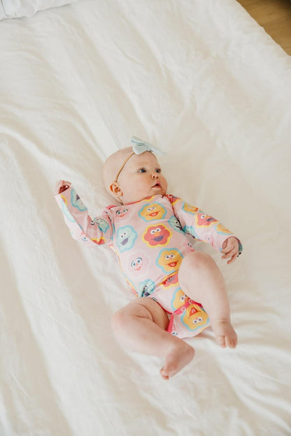 Copper Pearl Long Sleeve Bodysuit Baby: Ultra Soft Baby for Newborns, Boys, and Girls - Stylish, Comfortable, Overlap Shoulders, Premium Knit Fabric - Newborn, Abby and Pals