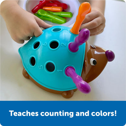 Learning Resources Spike The Fine Motor Hedgehog - Toddler Montessori Toys, Stacking Shape, Gifts
