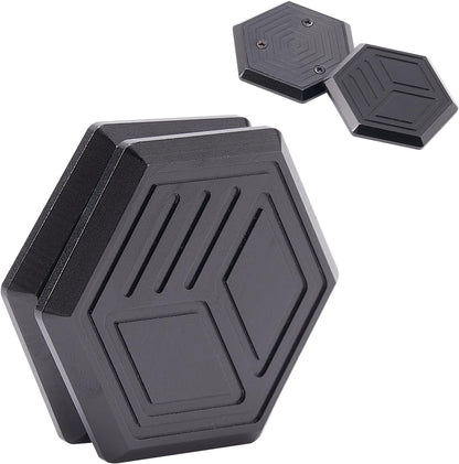Hexagonal Magnetic Metal Fidget Slider: Metal Poker Fidget Slider, Adult Slider Fidget Toy, Small Prime EDC Clicker Fidget Toys for Anxiety Stress, Manually Rotate Adult Office Decompression Toys