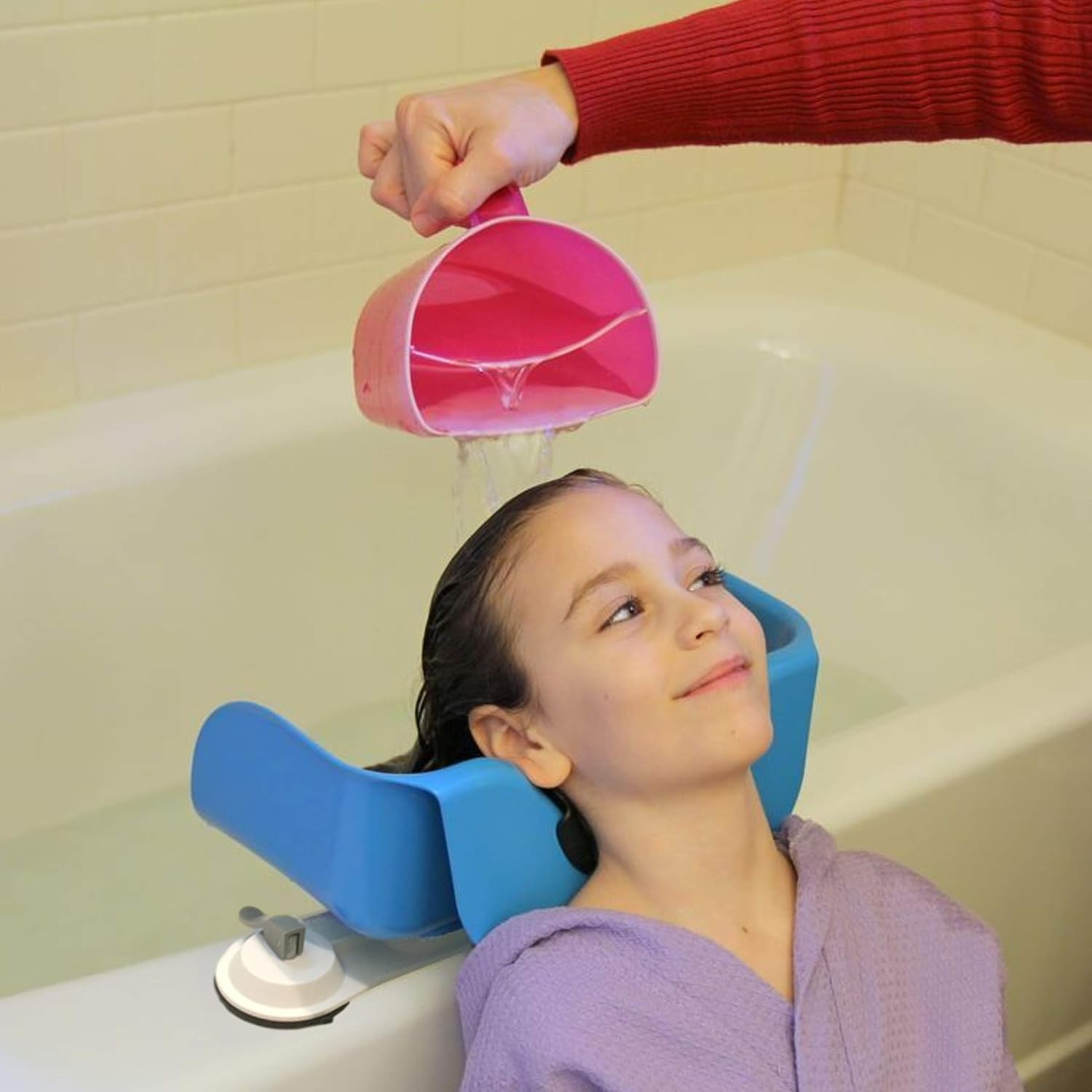 Shampoo Buddy Portable Hair Wash Basin for Children, Toddlers, Kids, Teens | Portable Shampoo Bowl