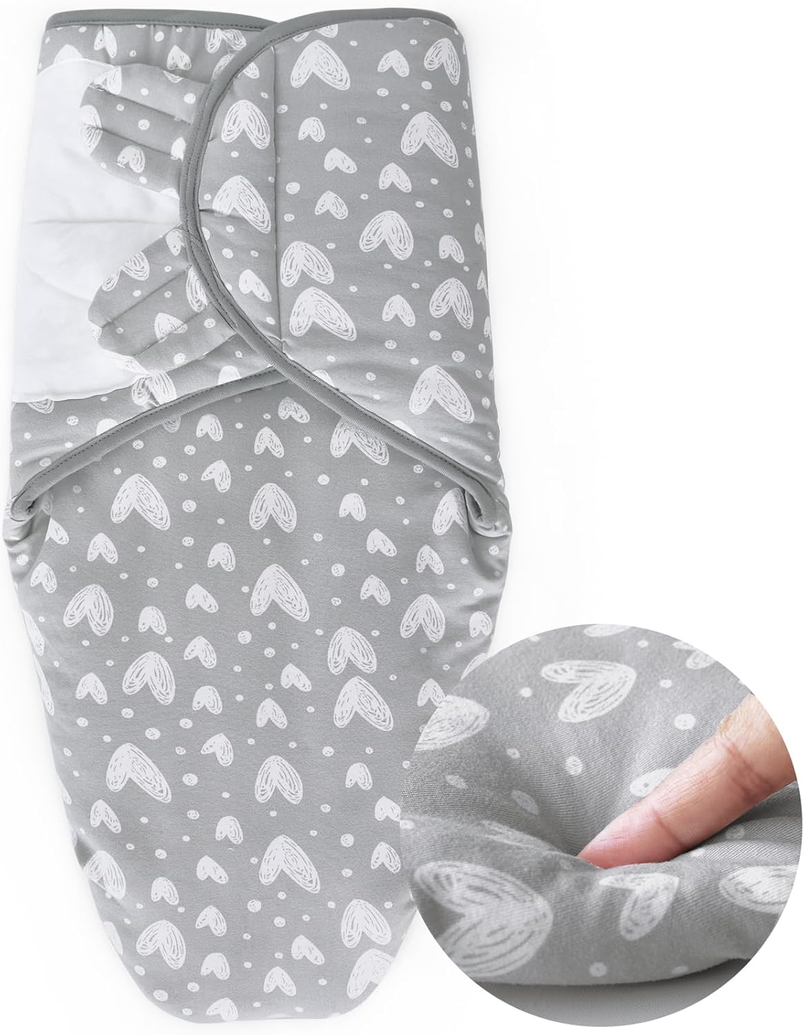 Biloban Baby Swaddles 0-3 Months for Boy Girls, Warm Quilted Baby Swaddle, Newborn Swaddle
