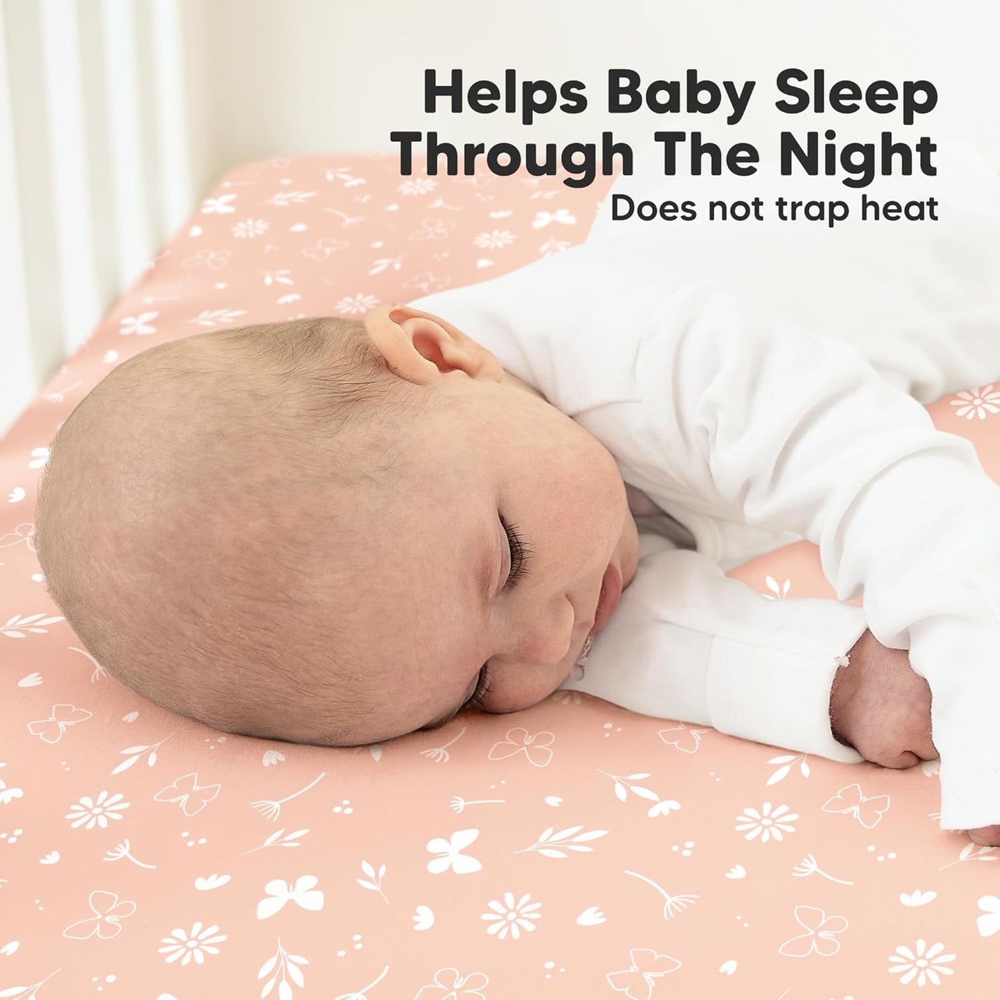 KeaBabies 2-Pack Organic Crib Sheets for Boys, Girls - 52x28 Fitted Crib Mattress Sheet Neutral