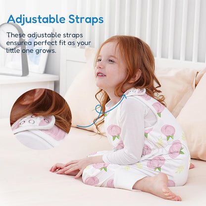 TotAha Toddler Sleep Sack with Legs, 0.5 TOG Light and Soft Baby Sleeping Bag, Walker Sleep Sack