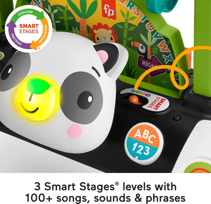 Fisher-Price 2-Sided Steady Speed Panda Walker Musical Push Toy