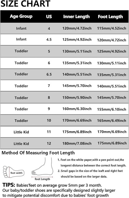 MORENDL Toddler Sneakers Baby Boys & Girls Barefoot Shoes Lightweight Breathable Walking Running Tennis Athletic Sport Shoes
