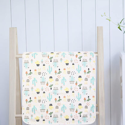 Baby Portable Changing Pad Changing Table Pads Diaper Changing mat Liners 1 Large Size 37.5x27.5 Inch and 2 Medium Size 27.5X22 inch Reusable Washable Waterproof Changing Pads for Baby 3 Pack