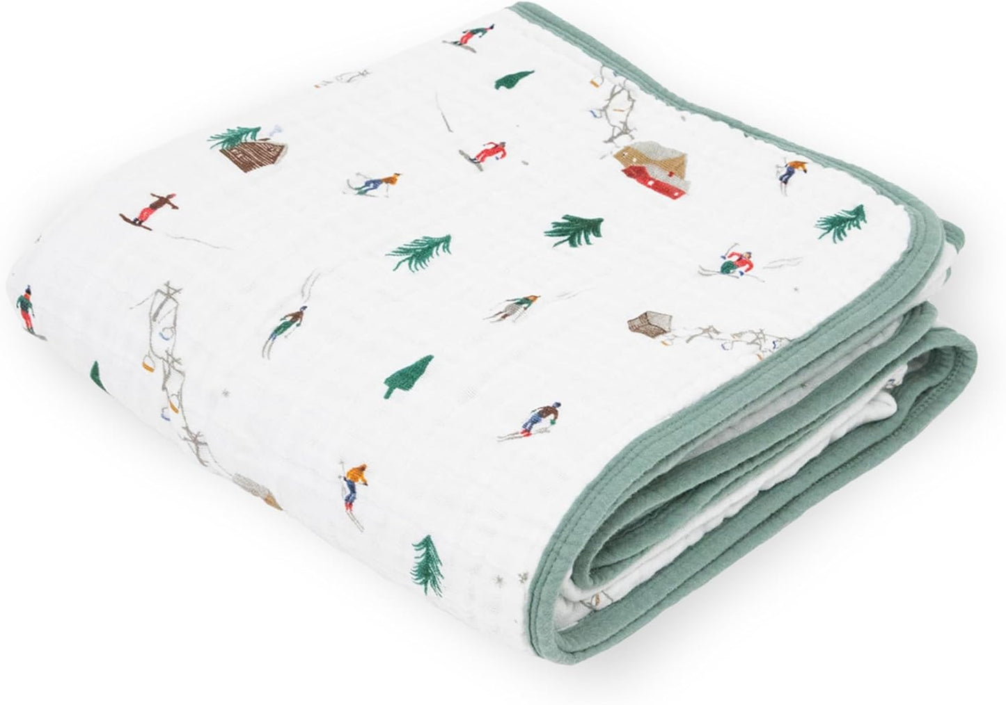 Little Unicorn Original Premium Cotton Quilt | Multi-Layered & Extra-Soft Muslin Fabric |for Babies