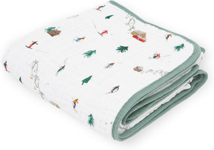 Little Unicorn Original Premium Cotton Quilt | Multi-Layered & Extra-Soft Muslin Fabric |for Babies