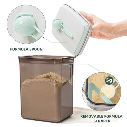 Pop Airtight Formula Container, 2300ml Baby Formula Dispenser on The Go - BPA-Free Formula Holder