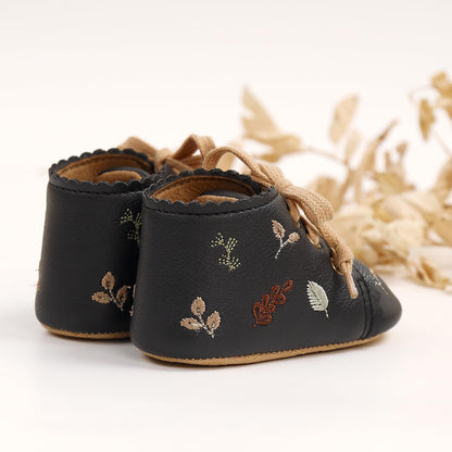 Baby Shoes Mary Jane Flats Non Slip Soft Sole Infant Toddler Sneakers First Walkers Party Christmas Dress Shoes