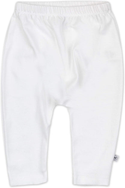 HonestBaby Multipack Harem Pants Roomy Fit Pull on Bottoms 100% Organic Cotton for Infant Baby Boys, Girls, Unisex