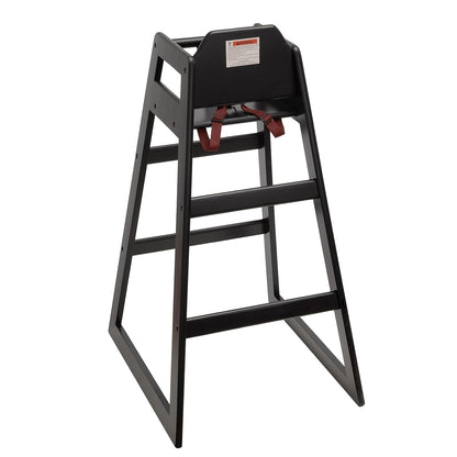 Stager Direct, Seating Ready-to-Assemble Restaurant Wood Bar Height High Chair, Baby Highchairs