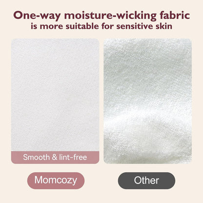 Momcozy Reusable Nursing Pads, Innovative Use of One Way Moisture-Wicking Fabric & 4 - Layer