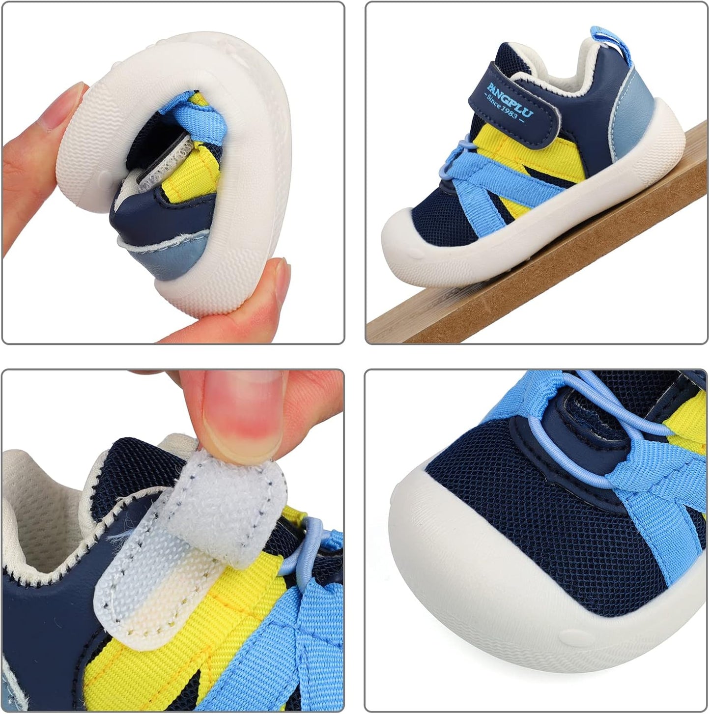 Baby Shoes Boys Girls First Walkers Cute Animals Toddler Sneakers Prewalkers Rubber Sole