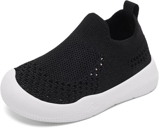 Eashi Baby Boy Girl Non-Skid Indoor Infant Walking Shoes Breathable Warm Elastic Sock Shoes with Memory Sole Protect Toes Outdoor Sneakers