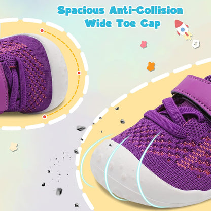 LeIsfIt Baby Shoes Girls Boys First Walking Shoes Infant Sneakers Crib Shoes Lightweight Non-Slip Shoes