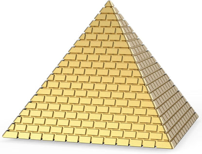 Egyptian Fidget Spinner Toy for Kids Adults, Metal Pyramid Fingertip Hand Finger Spinner, Heavy Duty Cool Desk Decoration Toy for Home Office, Sicence Kit Gadget, Perpetual Motion Spinning
