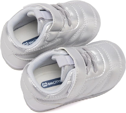 BMCiTYBM Baby Shoes Infant Boy Girl First Walker Shoes Toddler Walking Shoes Lightweight Non-Slip Sneakers for 6 9 12 18 24 Months