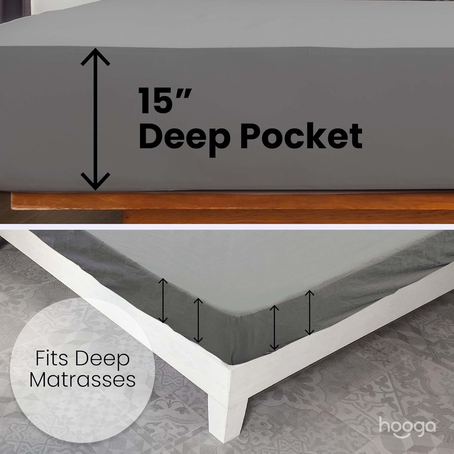 Grounding Sheet, Fitted King Size, Organic Cotton and Conductive Silver, Earth Connected Sheets for