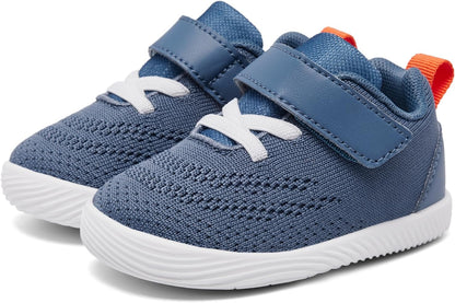 MORENDL Toddler Sneakers Baby Boys & Girls Barefoot Shoes Lightweight Breathable Walking Running Tennis Athletic Sport Shoes