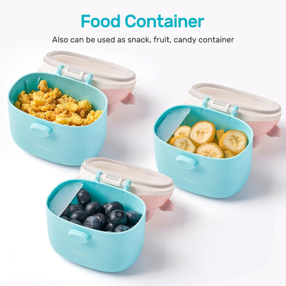 NCVI Baby Formula Dispenser On The Go, Formula Container To Go, Formula Holder for Travel, Outdoor