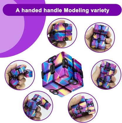 Infinitycube Fidget Toy Stress Relieving Fidgeting Game for Kids and Adults,Cute Pocket-sized