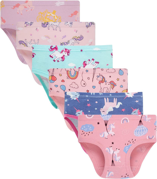 Boboking Soft Cotton Underwear Toddler Girls'Briefs Soft Undies