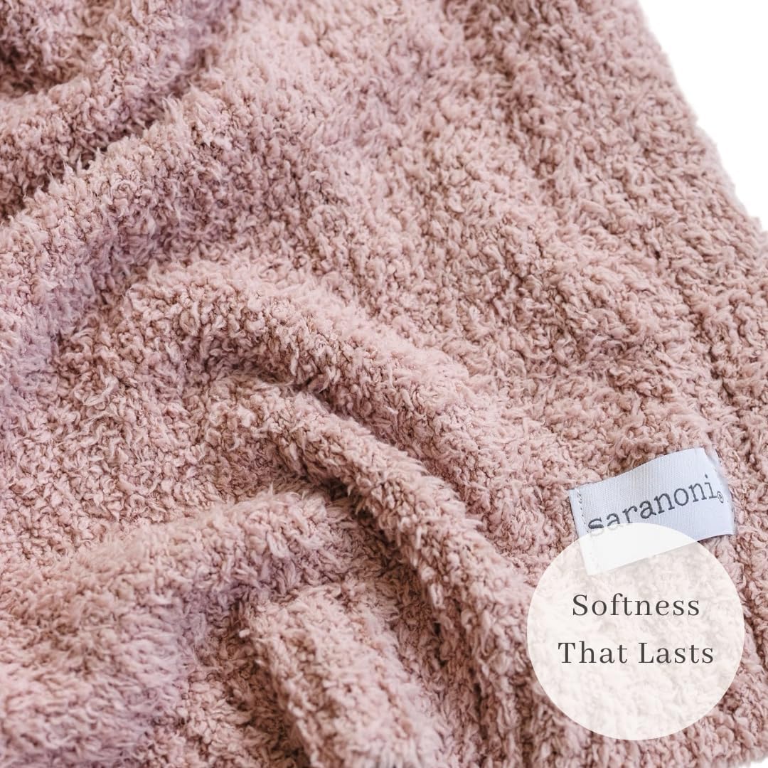 SARANONI Bamboni Luxury Baby Blanket | Plush Blanket for Infant Boys & Girls | Receiving Blanket