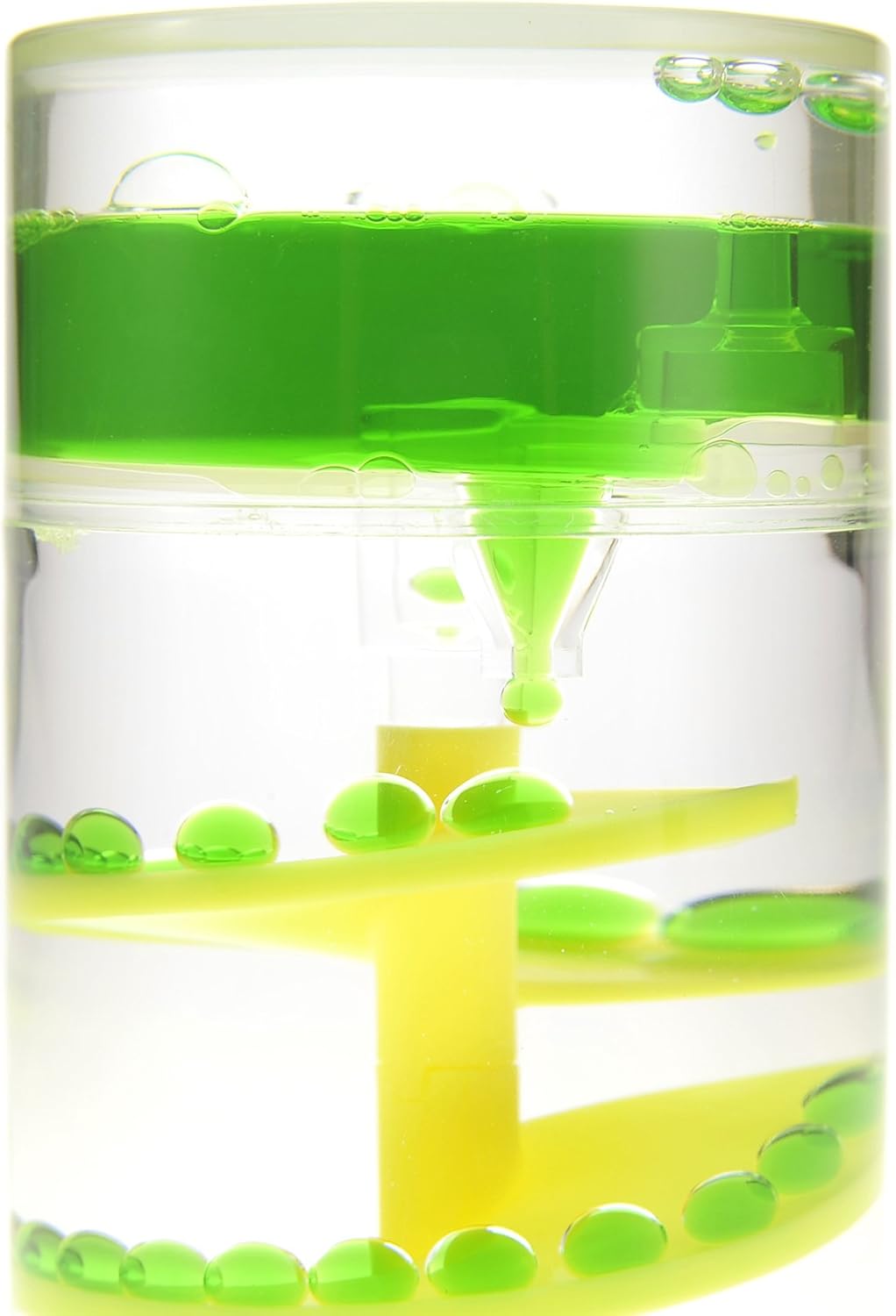 PowerTRC Cylinder Liquid Motion Bubbler, Liquid Sensory Toy Timer, Calm and Relaxing Fidget Desk Toy, Helps with Anxiety, Austism, ADHD. Gifts for Kids and Adults Classroom and Office