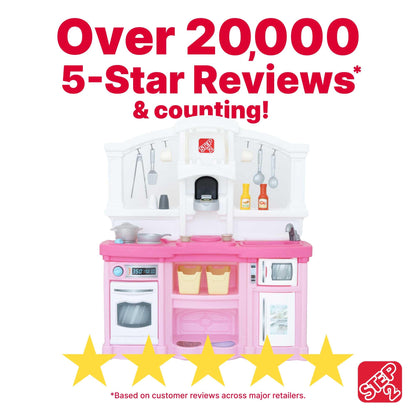Step2 Fun with Friends Kids Kitchen Playset, Indoor/Outdoor Kitchenette, Interactive Play with