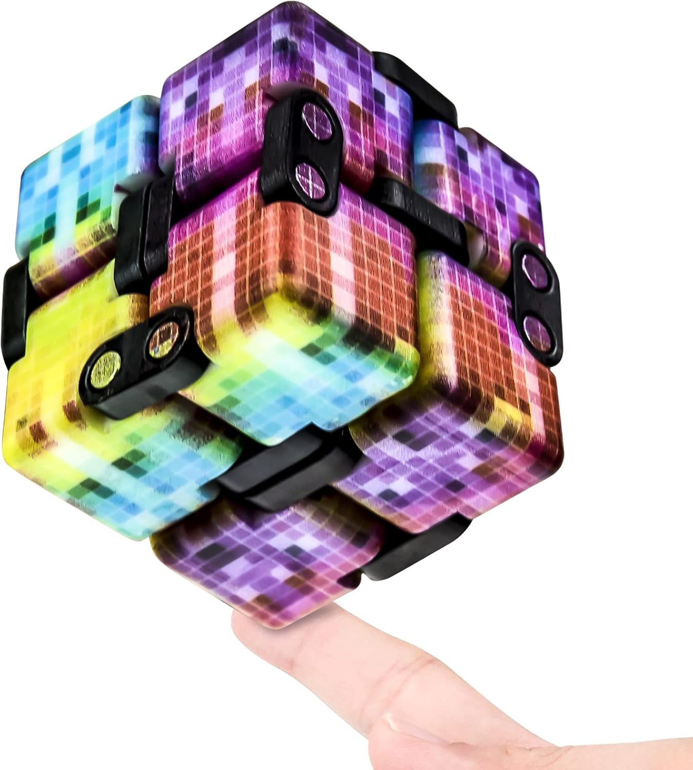 Infinitycube Fidget Toy Stress Relieving Fidgeting Game for Kids and Adults,Cute Pocket-sized