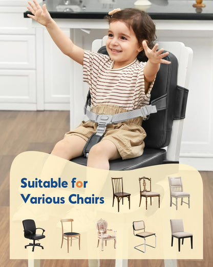 HOMEAL Booster Seat for Kitchen Chair - Toddler Booster Seat for Dining Table - Dining Seat with
