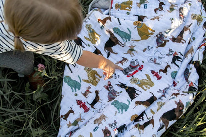 Little Unicorn Original Premium Cotton Quilt | Multi-Layered & Extra-Soft Muslin Fabric |for Babies