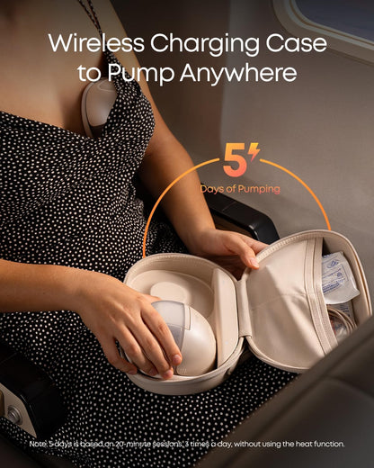 eufy Security Heated Wearable Breast Pump S1 Pro, Slim Hands-Free with Industry-Leading HeatFlow