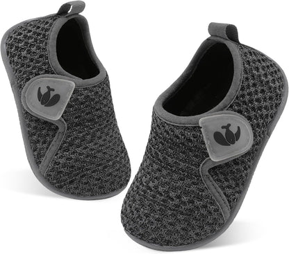 FEETCITY Toddler Walking Shoes Slip On Toddler Shoes Boys Girls Kids Sports Sneakers Casual School Shoes Barefoot Shoes