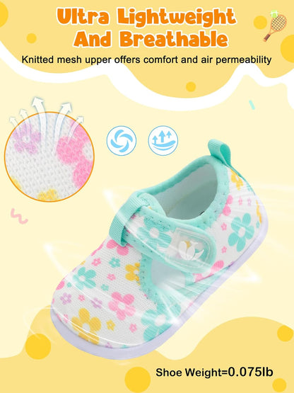 FEETCITY Barefoot Baby Shoes Girls Boys Walking Shoes Infant Sneakers Lightweight Flexible Newborn Dress School Shoe