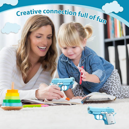 Fidget Toys Pistol, 3D Gravity Mini 1911 Fidget Pistol Toys,Fidget Sensory Toys,Stress Relief for