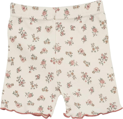 AVAUMA Baby Boy Girl Pajama Set 6M-7T Kids Cute Toddler Snug fit Flower Pattern Design Pjs Cotton Sleepwear Ruffled Shirring