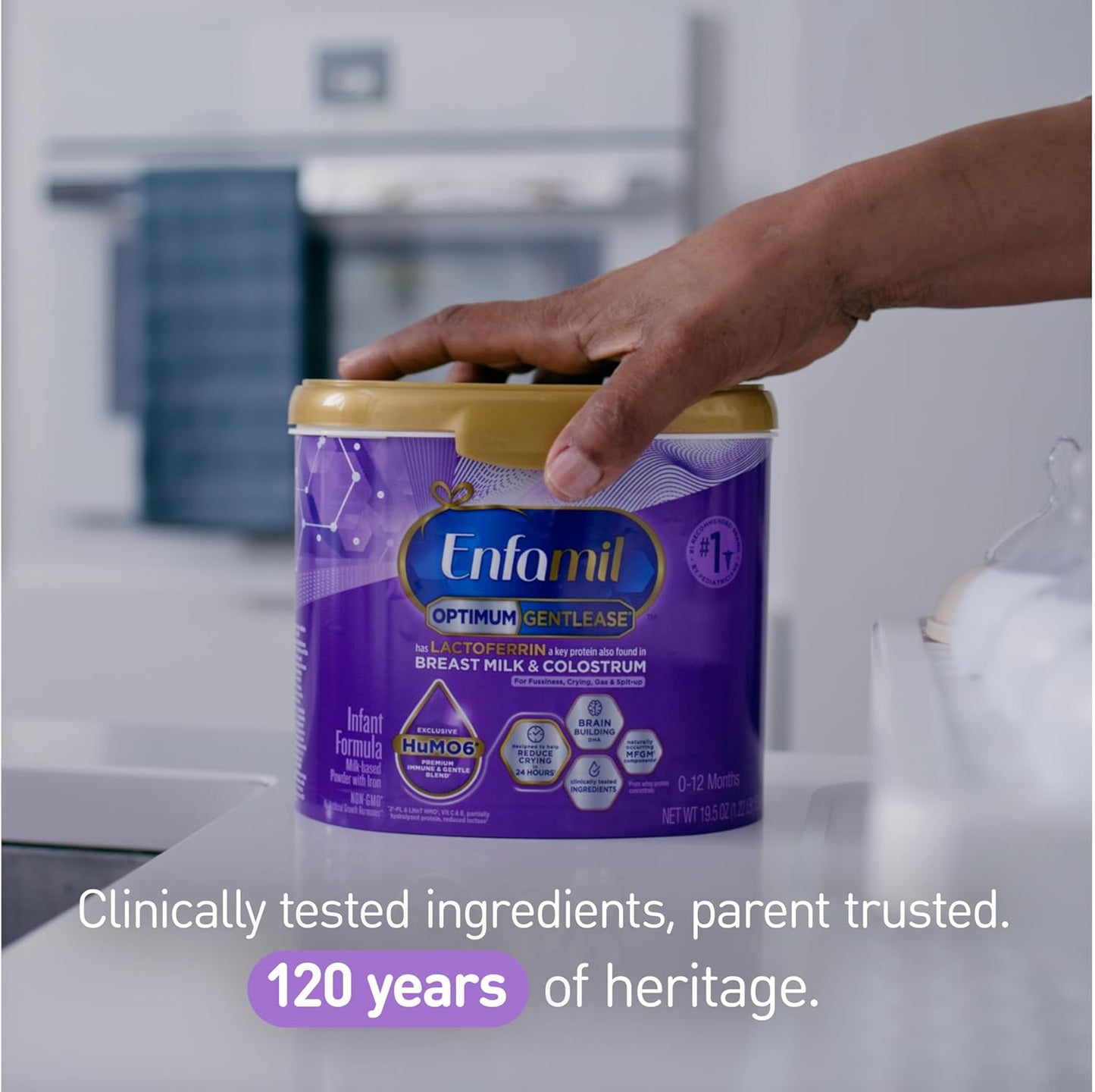 Enfamil Optimum Gentlease Baby Formula, Our Closest Formula to Breast Milk For Fussiness, Crying