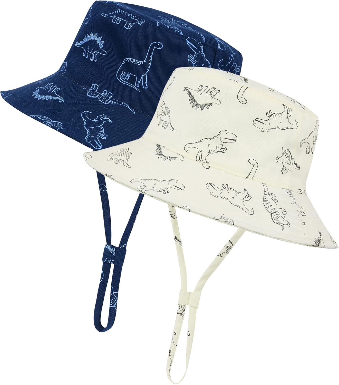 Durio Baby Bucket Sun Hat Toddler Hats Summer Beach Hat UPF 50+ Sun Protection Bucket Hats for Kids Baby Boy Girl Gifts 2Pack