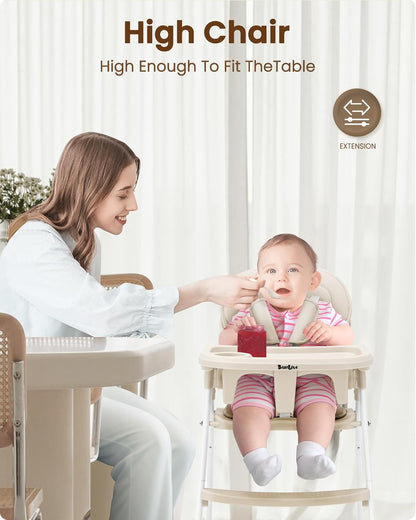 Foldable High Chair, High Chairs for Babies and Toddlers, Dining Chairs and Eating Chair with