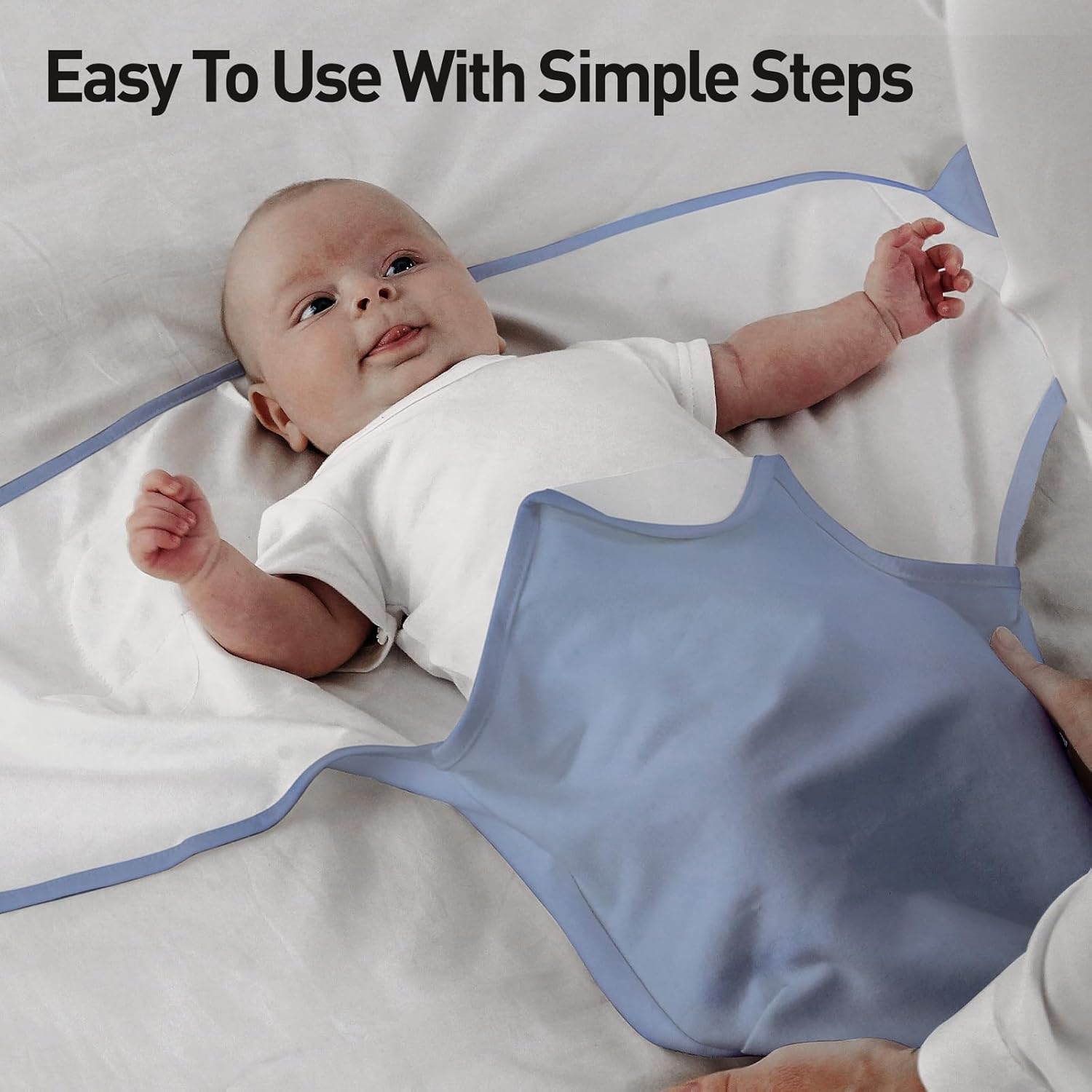 Organic Baby Swaddle Sleep Sacks, 2-Pack Swaddles for Newborns Baby Essentials, Infant 0-3 Months