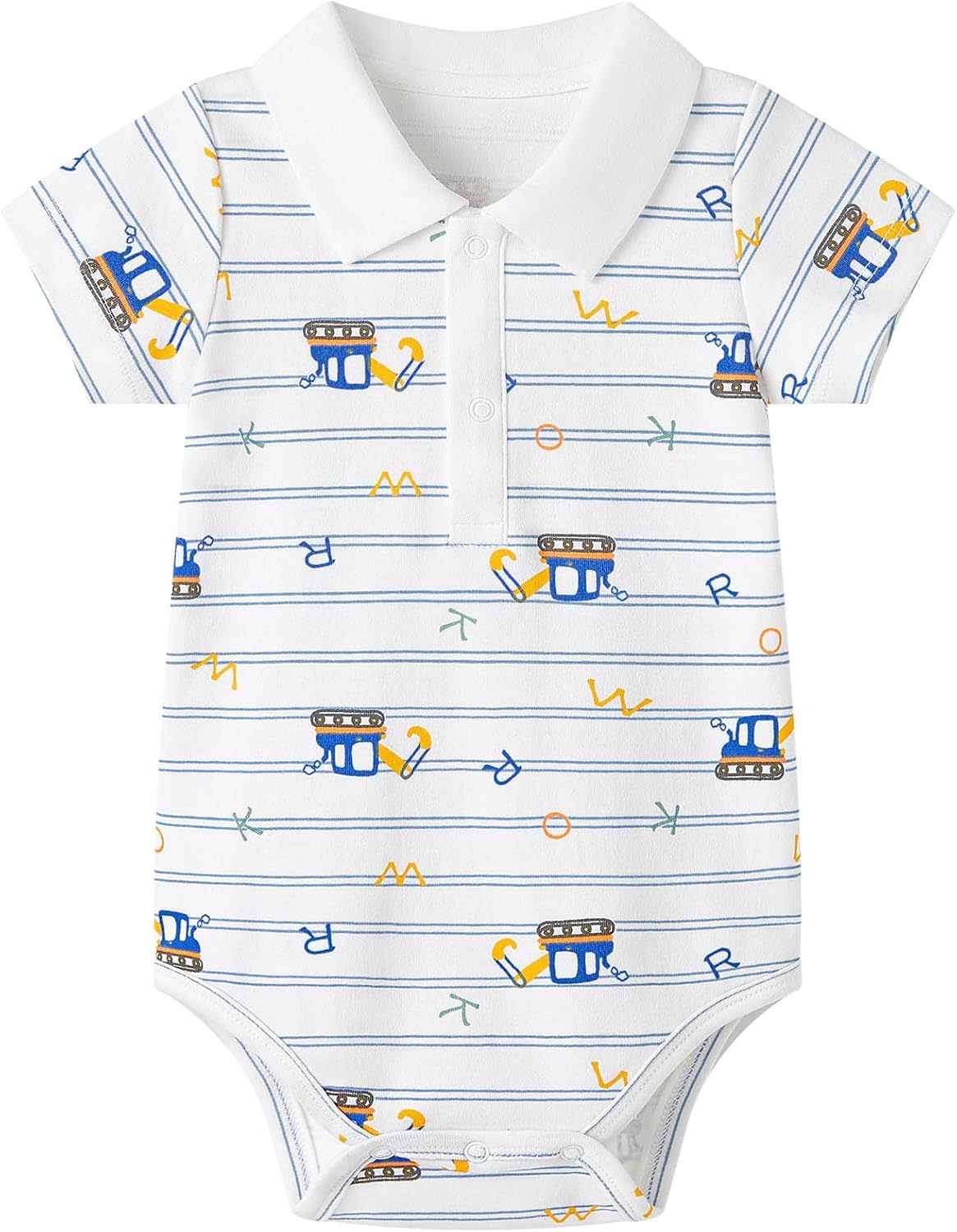 pureborn Baby Boys Girls Bodysuit Super Soft Cotton Romper 0-24 Months