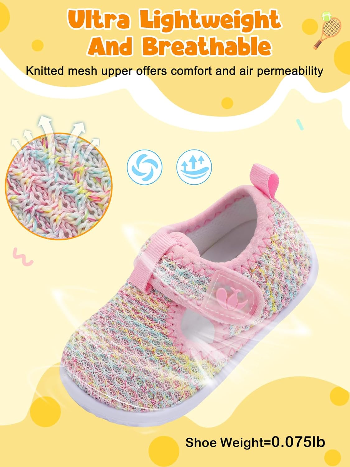 FEETCITY Barefoot Baby Shoes Girls Boys Walking Shoes Infant Sneakers Lightweight Flexible Newborn Dress School Shoe