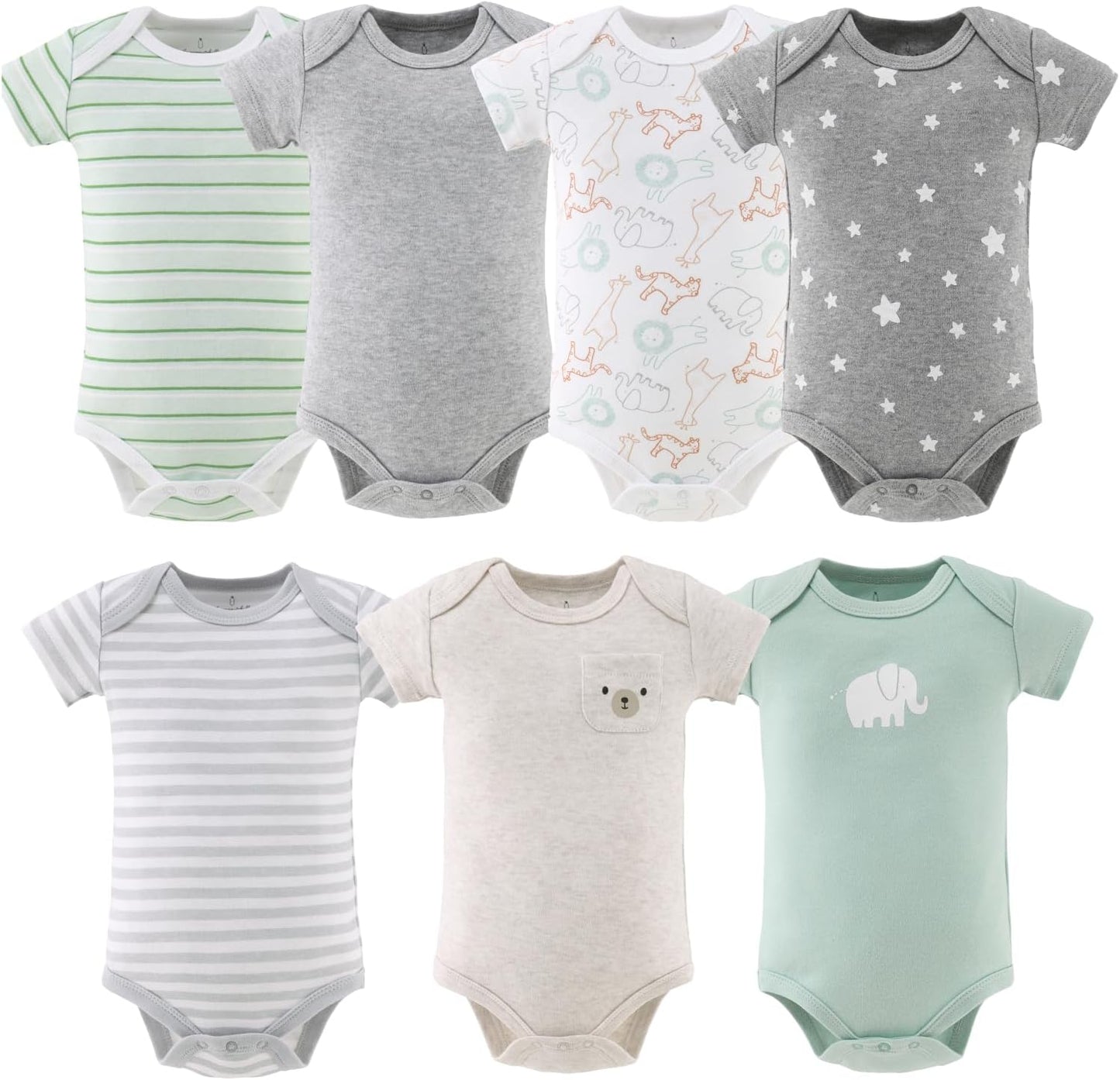 The Peanutshell Baby Bodysuits for Boys or Girls, Gender Neutral Baby Clothes, Newborn to 24m Baby Outfits, Unisex Baby Gifts